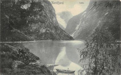 Nordfjord Loen Norwegen Postkarte 1905