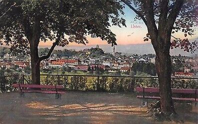 Uster Ansicht Panorama Postkarte AK 1924