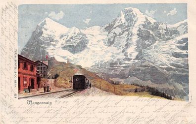 Wengernalp Schweiz Postkarte AK 1900