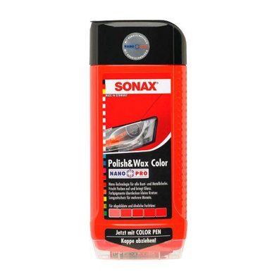 SONAX Autopolitur "Polish &amp; Wax Colo rot