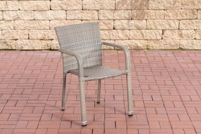 Polyrattan Stuhl Leonie | Grau