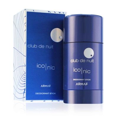 Club De Nuit Blue Iconic - tuhý Deodorant - Volumen: 75 g