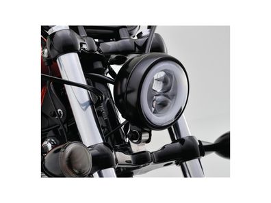 Daytona Hauptscheinwerfer "LED" Ø 120 mm, LED, Sta schwarz, mit u