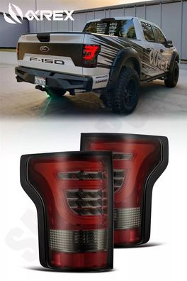 Für Ford F150 15 - 17 Alpharex Pro LED Rückleuchten rot Plasma Tube 2015 2017