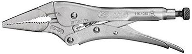 KS-TOOLS Gripzange Universal, mit Stellschraube un Länge: 150 mm,