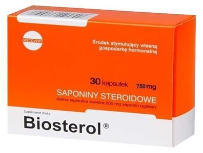 Megabol Biosterol Saponine Natural Hochdosiert Testosteron Booster 30 Kapseln