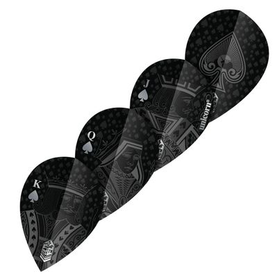 Unicorn Ultra Fly 100 Black Royal Flush Flights / 12 Satz / Xtra