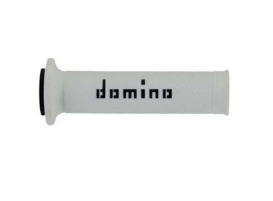 DOMINO Griffgummi "A010" Typ: Road Racing, offen, weiß / schwarz