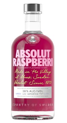 Absolut Raspberri, Raspberry flavoured Vodka, 700ml, 38% Vol