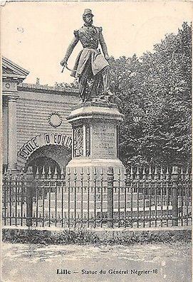 Lille Denkmal General Negrier 16 Feldpostkarte 1915