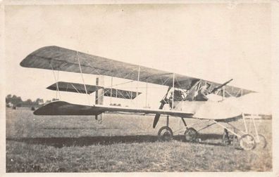 Engl. Jagdflugzeug Royal Aircraft Factory F.E.8 notgelandet in Frankreich 1. WK