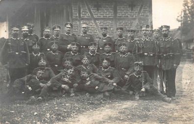 Deutsche Soldaten Landwehr Inf.- Regt. 101 in Graudenz Grudziadz Foto 1914