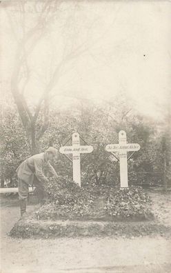 Foto 1. WK deutsches Soldatengrab Landwehr-Inf.-Regt. 119 gefallen 28.4.1916