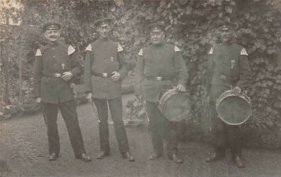 Foto Musiker der Landsturm Abteilung mit Sachsen Orden