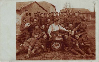 Gruppenfoto Soldaten der Flak Nr. 563