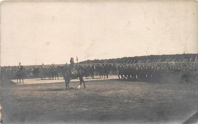 Kaiserliche Parade Truppensoldaten Orig. Aufnahme 1. WK