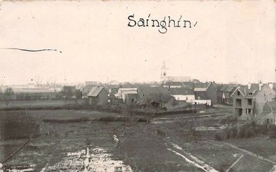 Orig. Soldaten Aufnahme in Sainghin Frankreich 1. WK