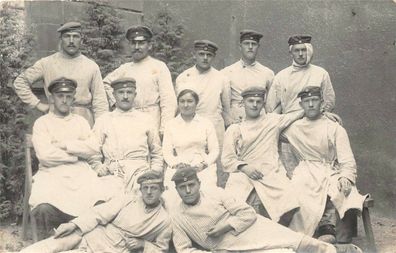 Verwundete Soldaten Krankenschwester Lazarett Charleville Frankreich 1918