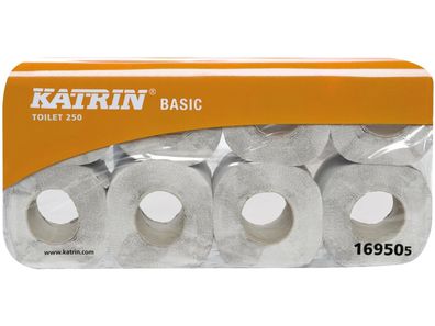 Nordvlies Toilettenpapier "Katrin Basic Toilet 250 Paket mit 64 R