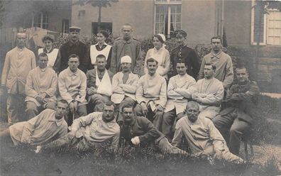 Verwundete Soldaten Lazarett Vaals Limburg Niederlande Orig. Foto 1. WK