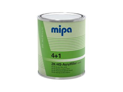 MIPA Grundierfiller "4 + 1 Acrylfiller HS" 1 l Dose, weiß