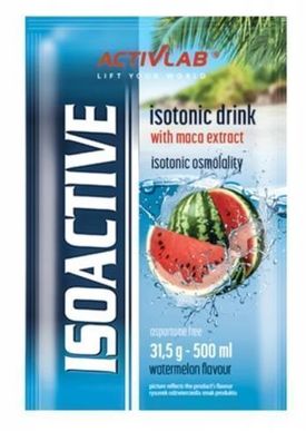 IsoActive Wassermelone, erfrischendes Getränkepulver