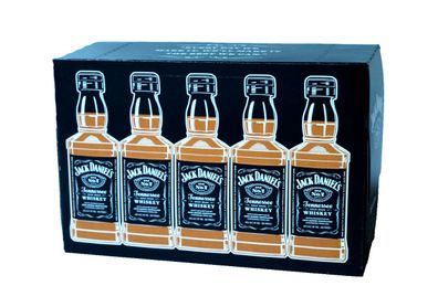 10 PET Flaschen 0,05 l Jack Daniels Old No.7 Tennessee Whiskey Mini 5cl Miniatur 40