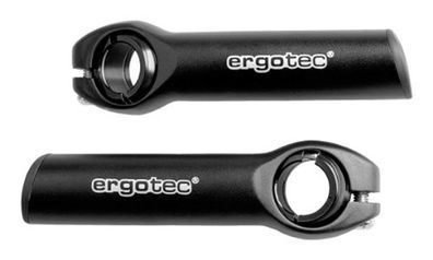 Ergotec Bar Ends "Evo 1" SB-verpackt, AL 6061 T6, schwarz sandge