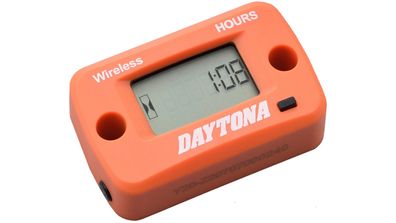 Daytona Betriebsstundenzähler Kabellos, aus schlag orange