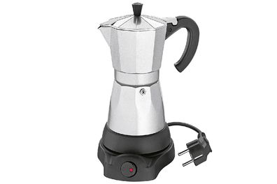 CILIO Espressokocher 6 Tassen Aluminium elektrisch 480 W Ø11,5cm