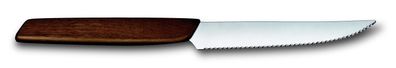 Swiss Modern, Steakmesser Set, 2tlg, 12cm, Wellen, Nussbaum, G