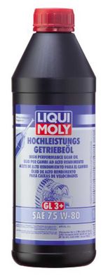 LIQUI MOLY Getriebeöl "GL3 + " SAE 75W-80, 1 l Flasche