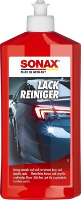 SONAX Lack-Reiniger (500 ml) kraftvolle Politur für verwitterte Metallic-Lacke