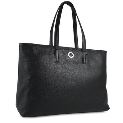 Mandarina Duck Mellow Leather Shopper FZT27, nero, Damen