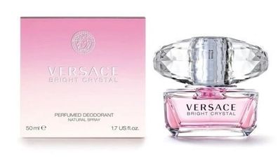 Versace Bright Crystal Parfümiertes Deo-Spray, 50ml Luxuriöser Duft