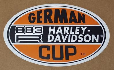 Harley original Aufkleber Decal Sticker German Sportster Cup 883R