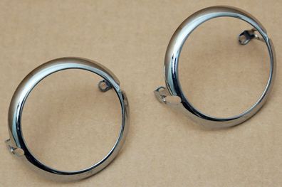 Harley original Blinkerzierringe chrom Turnsignal Trim Rings FXS, FXR, XL