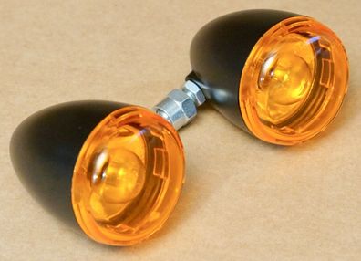 Harley original Blinker Indicator schwarz Turn Signal Softail Dyna Sportster HDI