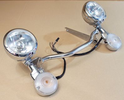 Harley original Zusatzscheinwerfer Passing Lamps mit Blinker Heritage, Fat Boy