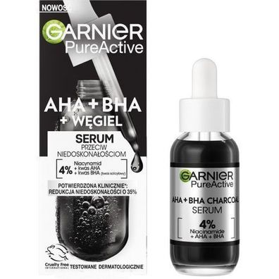 Garnier AHA BHA Kohle Anti-Unreinheiten Serum 30ml