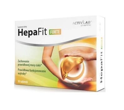 Activlab HepaFit Forte 30 Tabletten - Hochwirksames Nahrungsergänzungsmittel fér die