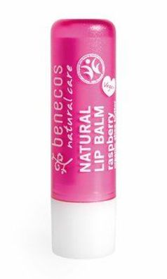 benecos 6x benecos Natural Lip Balm Himbeere 4,7g