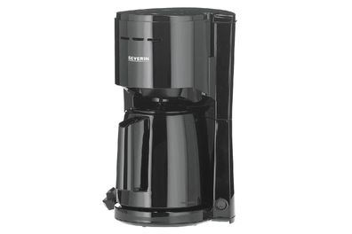 Severin Filterkaffeemaschine KA9306 1000W 8 Tassen Thermokanne schwarz