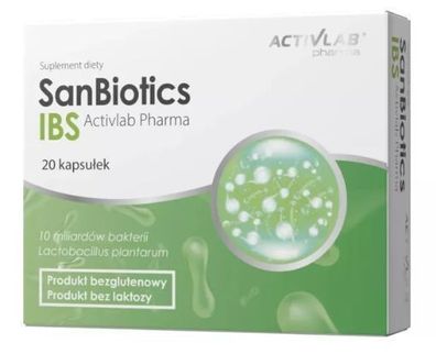 SanBiotics IBS - 20 Kapseln von Activlab Pharma