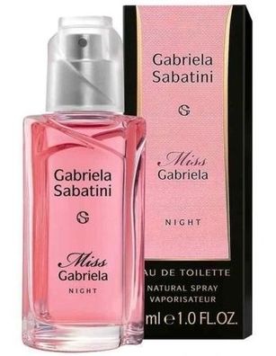 Gabriela Sabatini Miss Gabriela Night Eau de Toilette Spray, 30ml