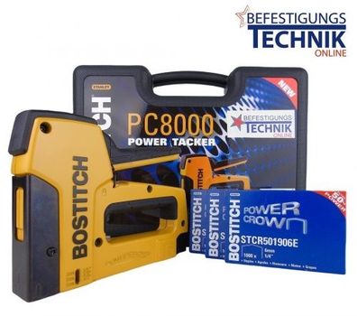 Bostitch Handtacker PC8000/T6-KIT 06-14mm STCR5019 PowerCrown KL-65