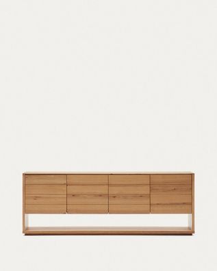 Sideboard Alguma 200 x 40 x 74 cm Eichenfurnier Wohnzimmer Schlafzimmer Neu