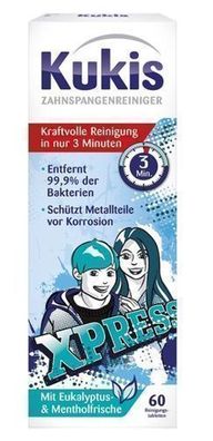 Zahnspangenpflege Tabletten, 60er Packung