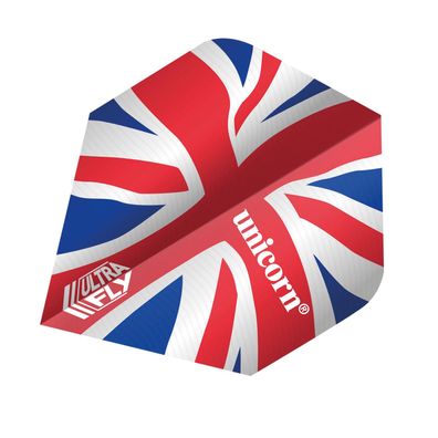 Unicorn Ultra Fly 100 Union Jack Wave Flights / 12 Satz / Plus