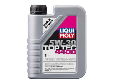 LIQUI MOLY Motoröl "Top Tec 4400" SAE 5W 1 l Flasche